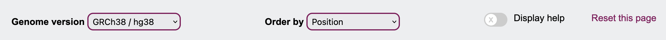 general settings
